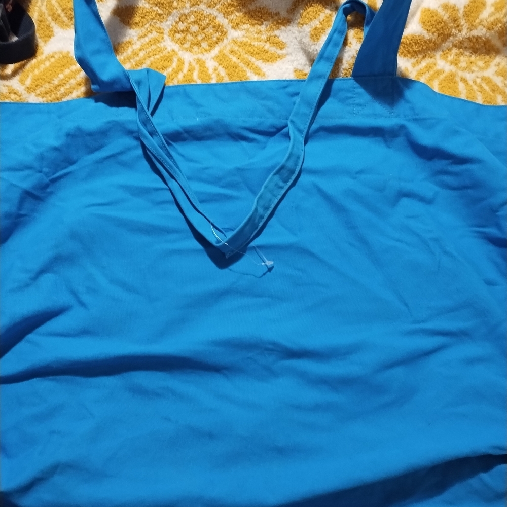 Vibrant Blue PINK Victoria's Secret Tote - Picture 4 of 6